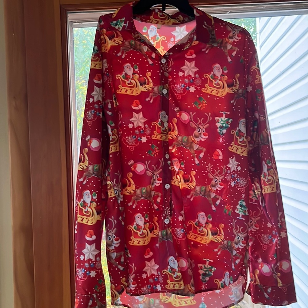 Men’s Christmas Dinner Shirt-Not your ugly Sweater!